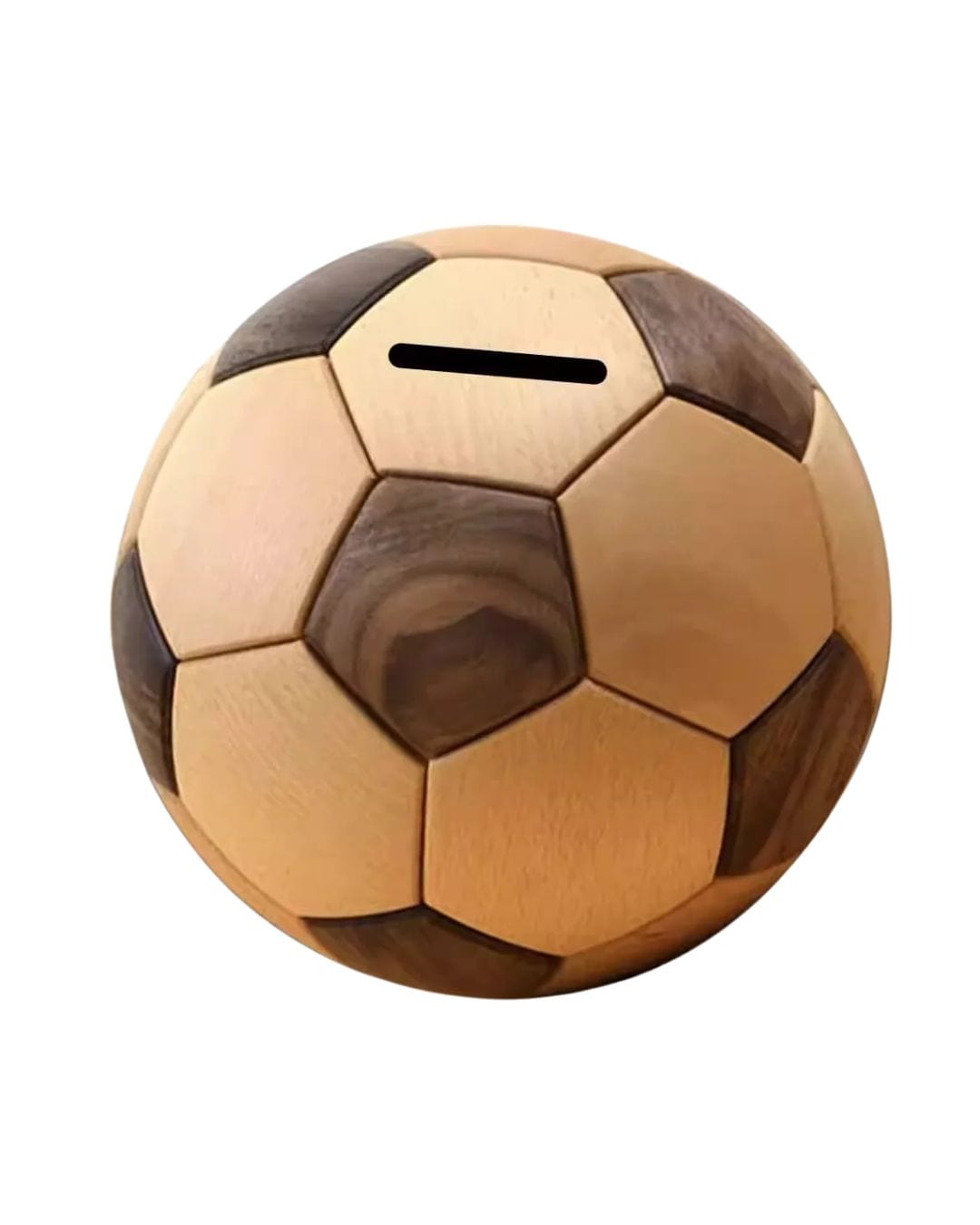 BallonTrésor™ - Tirelire Ballon de Foot en Bois | Rétro et Unique B