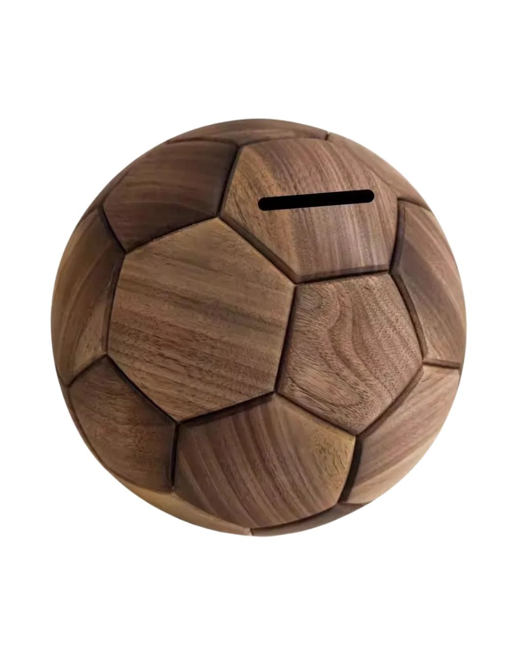 BallonTrésor™ - Tirelire Ballon de Foot en Bois | Rétro et Unique C