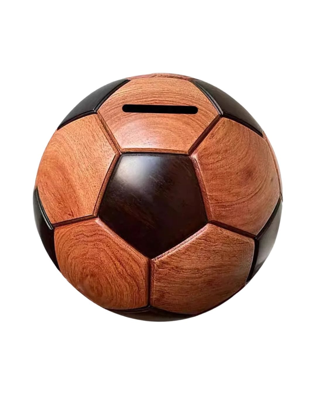 BallonTrésor™ - Tirelire Ballon de Foot en Bois | Rétro et Unique D