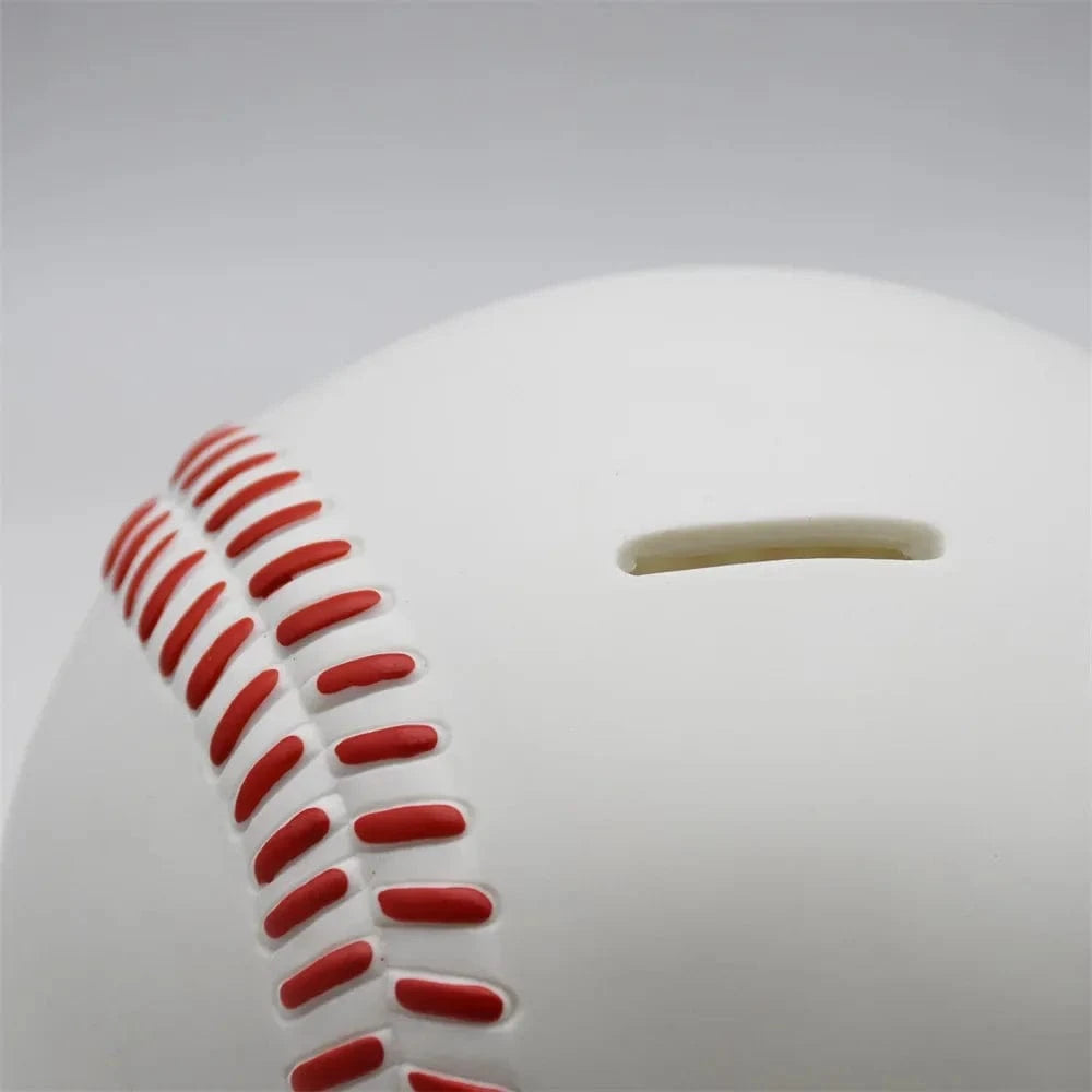 16cm Simulation Baseball Vinyl Piggy Bank Deposit Bank Birthday Gift Decoration Ornament Resistant To Falling  Atm Savings Bank BQB001