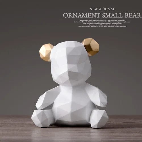 BearVault™ - Tirelire Ourson Design en Résine | Élégance et Originalité WHITE