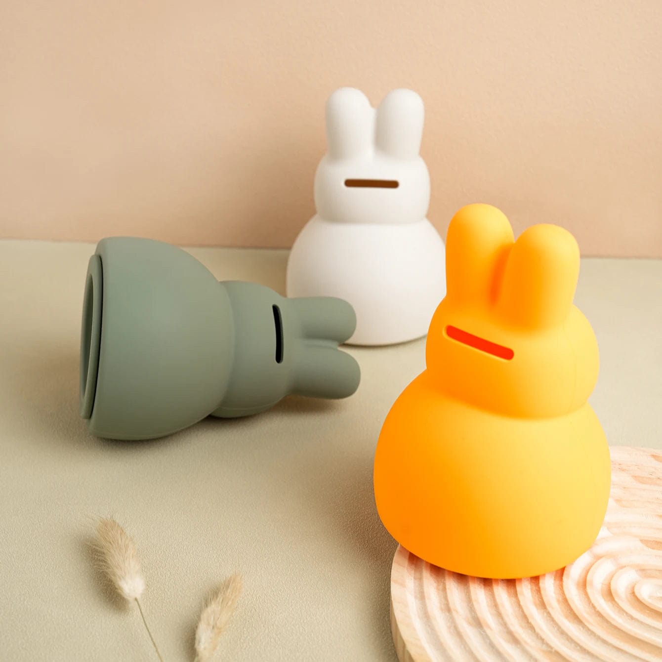 Tirelire Lapin en Silicone – Adorable et Pratique | Lapin'Save