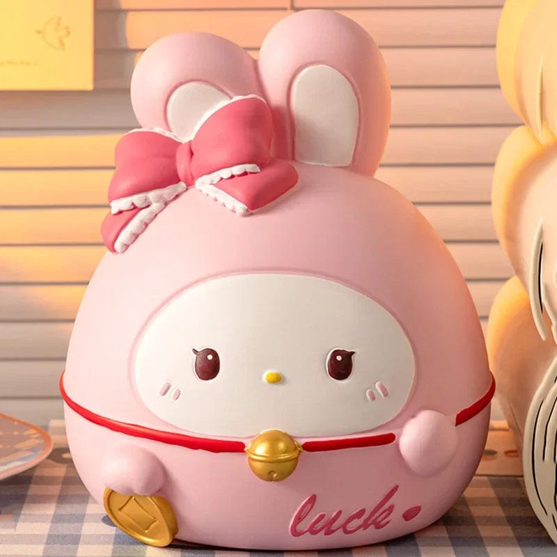 Tirelire Lapin Kawaii en Vinyle – Trop Mignonne 