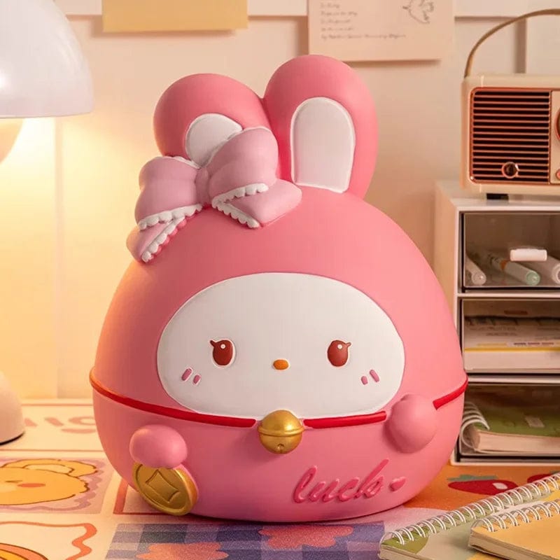 Tirelire Lapin Kawaii en Vinyle – Trop Mignonne 