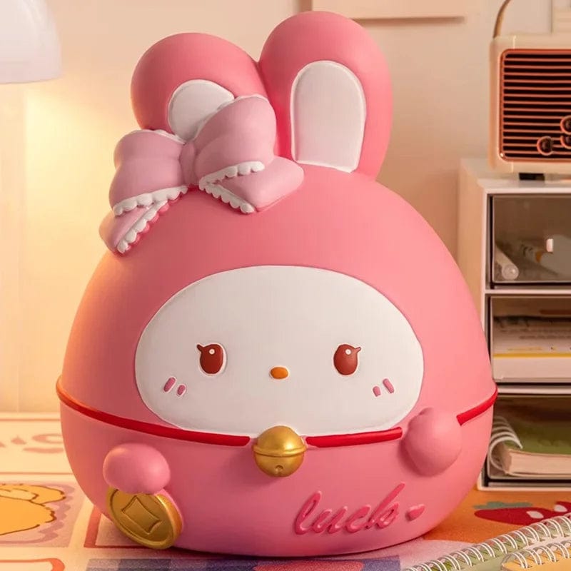 Tirelire Lapin Kawaii en Vinyle – Trop Mignonne 