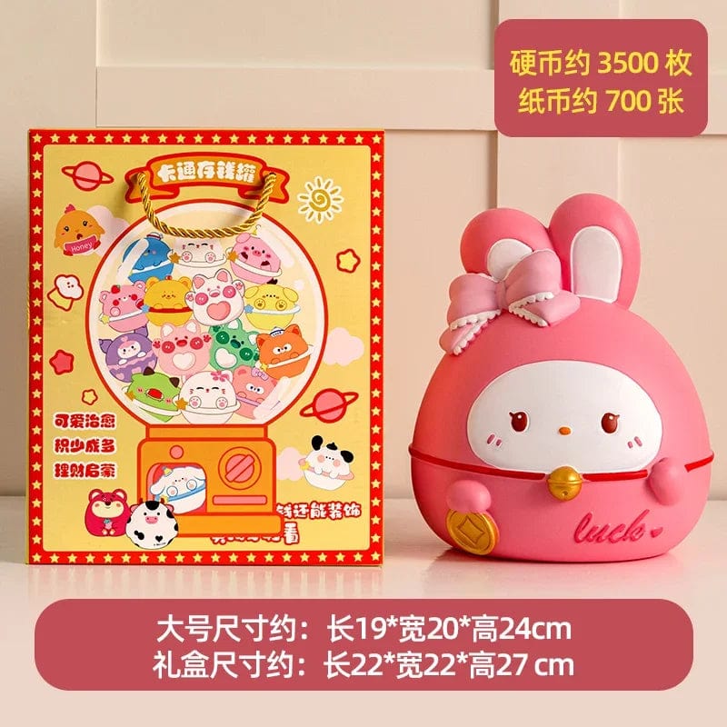 Tirelire Lapin Kawaii en Vinyle – Trop Mignonne  style5