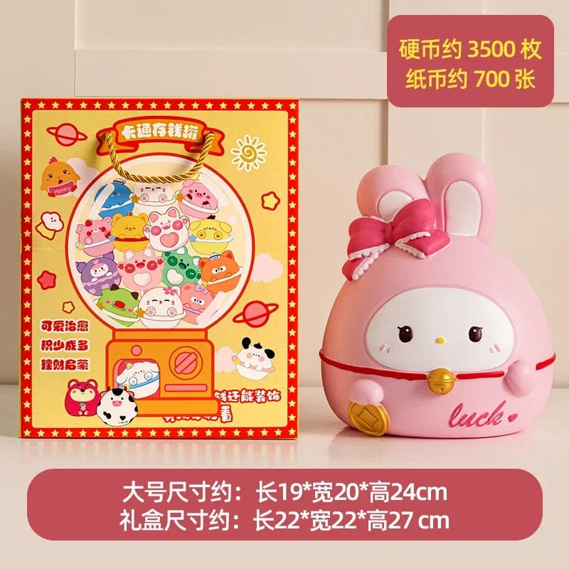 Tirelire Lapin Kawaii en Vinyle – Trop Mignonne  style7