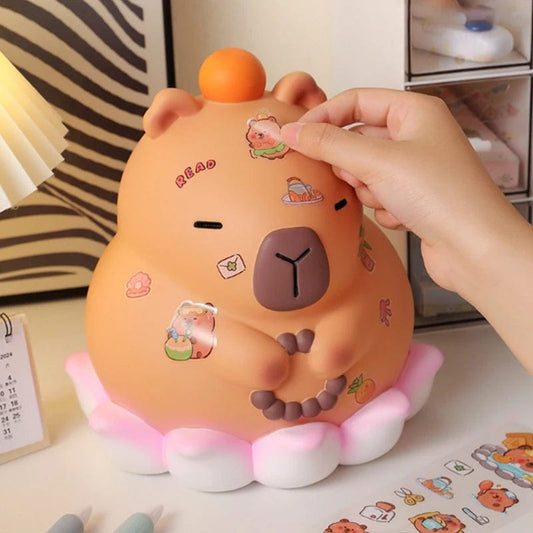 Tirelire Cochon Capybara Mignonne – Économisez avec un Compagnon Kawaii