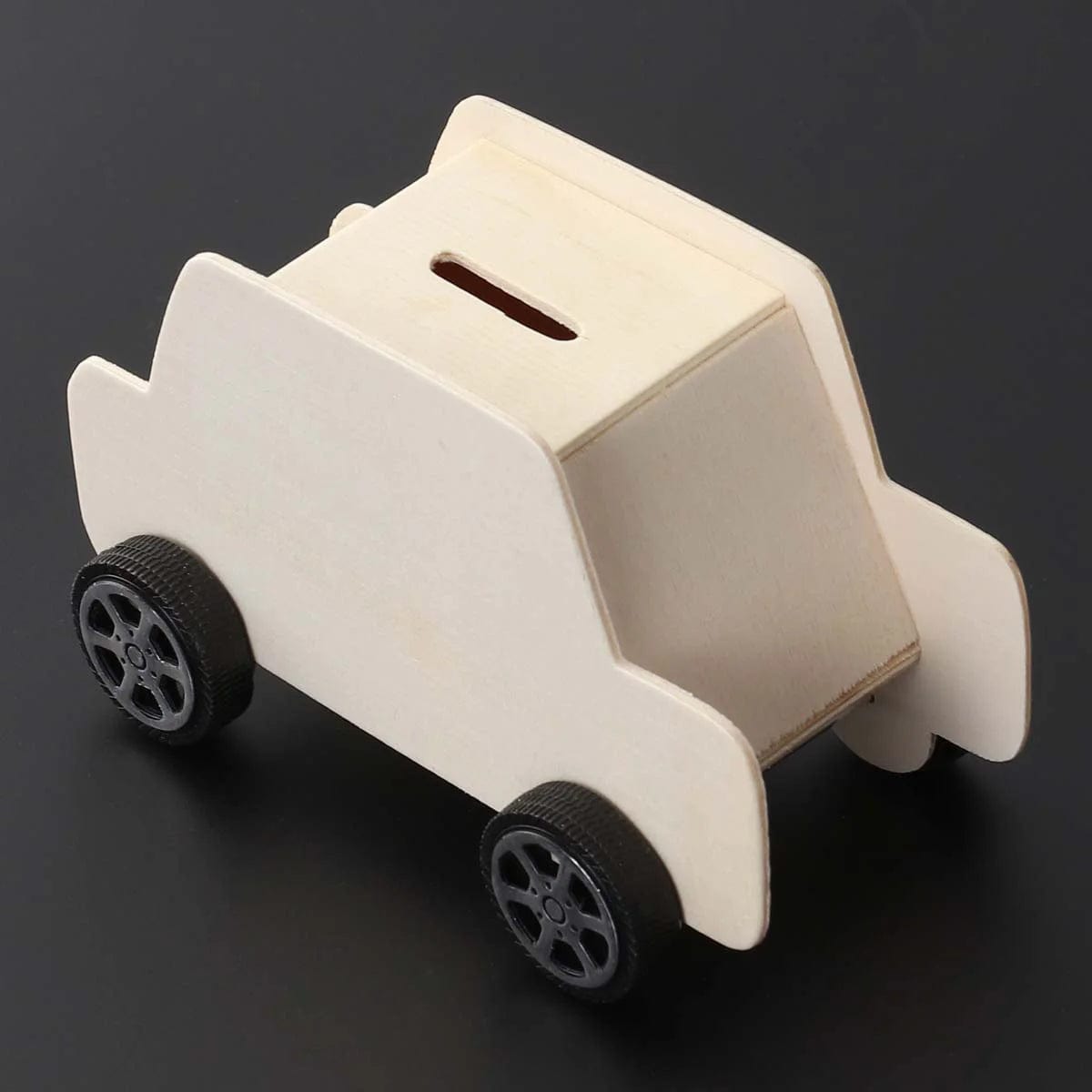 Tirelire Voiture en Bois Personnalisable – Unique | Car'Save wooden