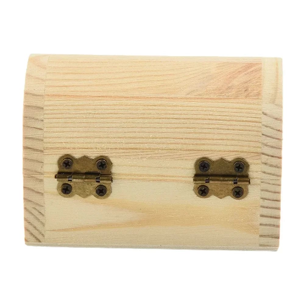 Decorate Wooden Box Wedding Wooden Arched Hinged Boxes Craft Jewellery Keepsake Pine Plain Small/Large High Quality