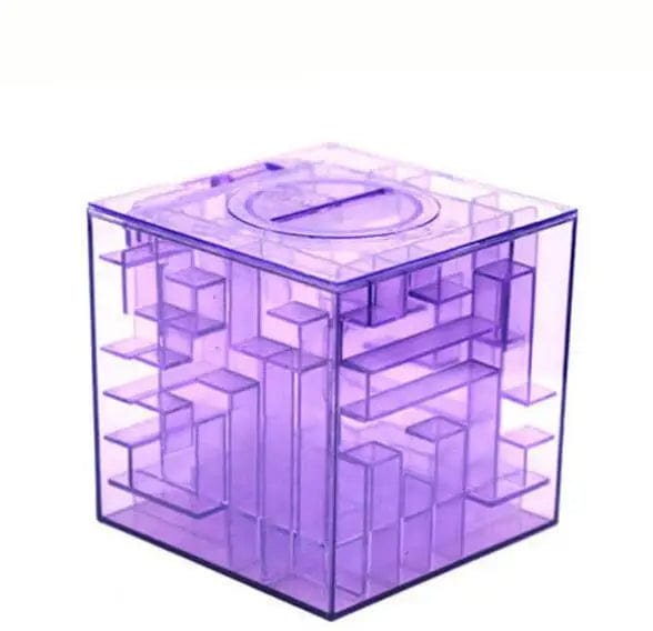 FunCubeBank - Tirelire cube transparent | Ludique & originale