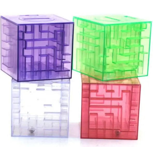 FunCubeBank - Tirelire cube transparent | Ludique & originale