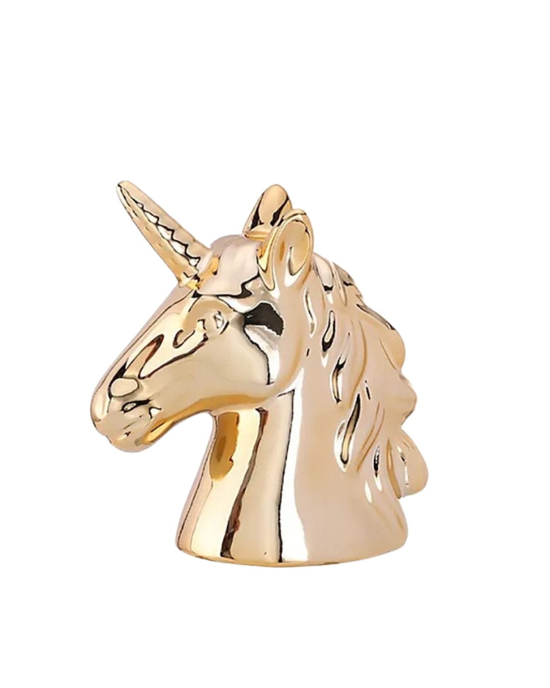 Goldicorn™ - Tirelire Licorne Dorée en Céramique | Élégance et Magie. Unicorn - Gold