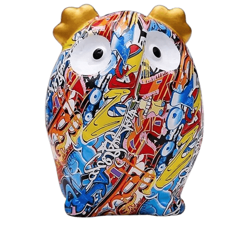 Tirelire Animaux Graffiti – Design Artistique & Unique | GraffiBank 4