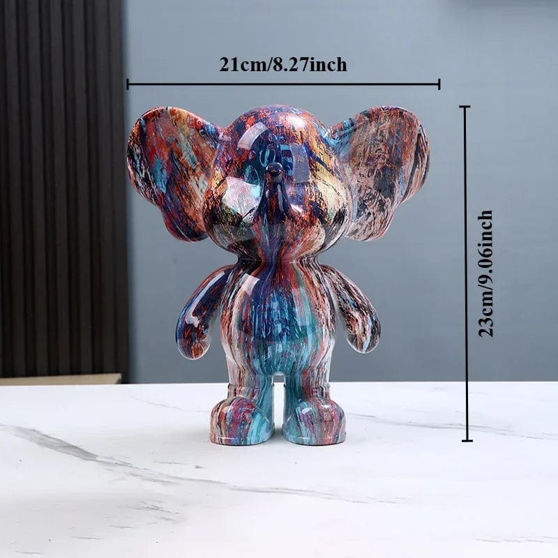 GraffiPhant™ - Tirelire Éléphant Graffiti | Design Artistique et Moderne C