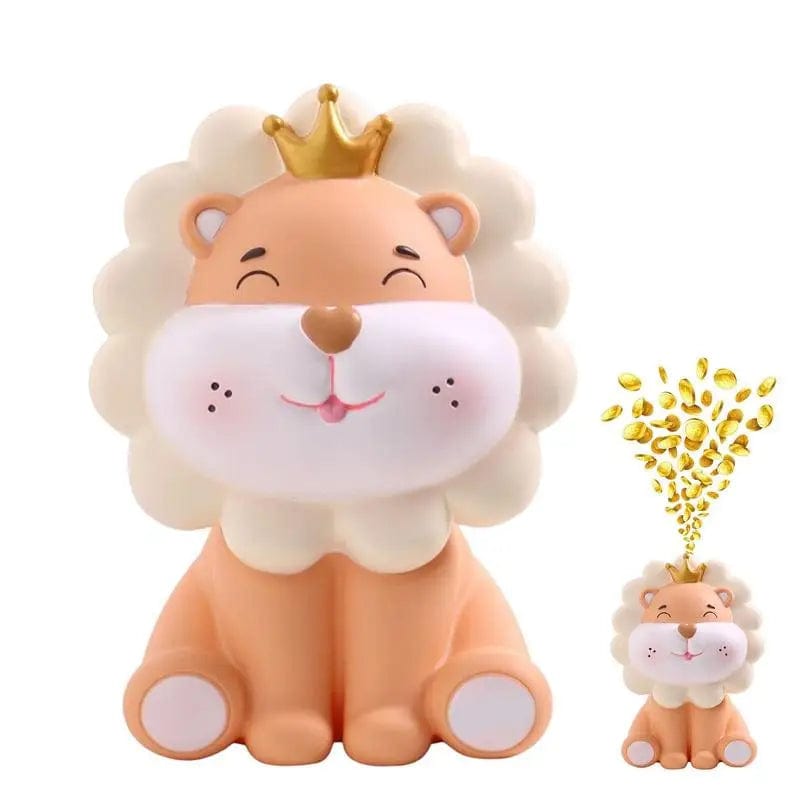 LionBank™ - La Tirelire Lion Mignon Pour Une Épargne Sauvagement Adorable ! Pink