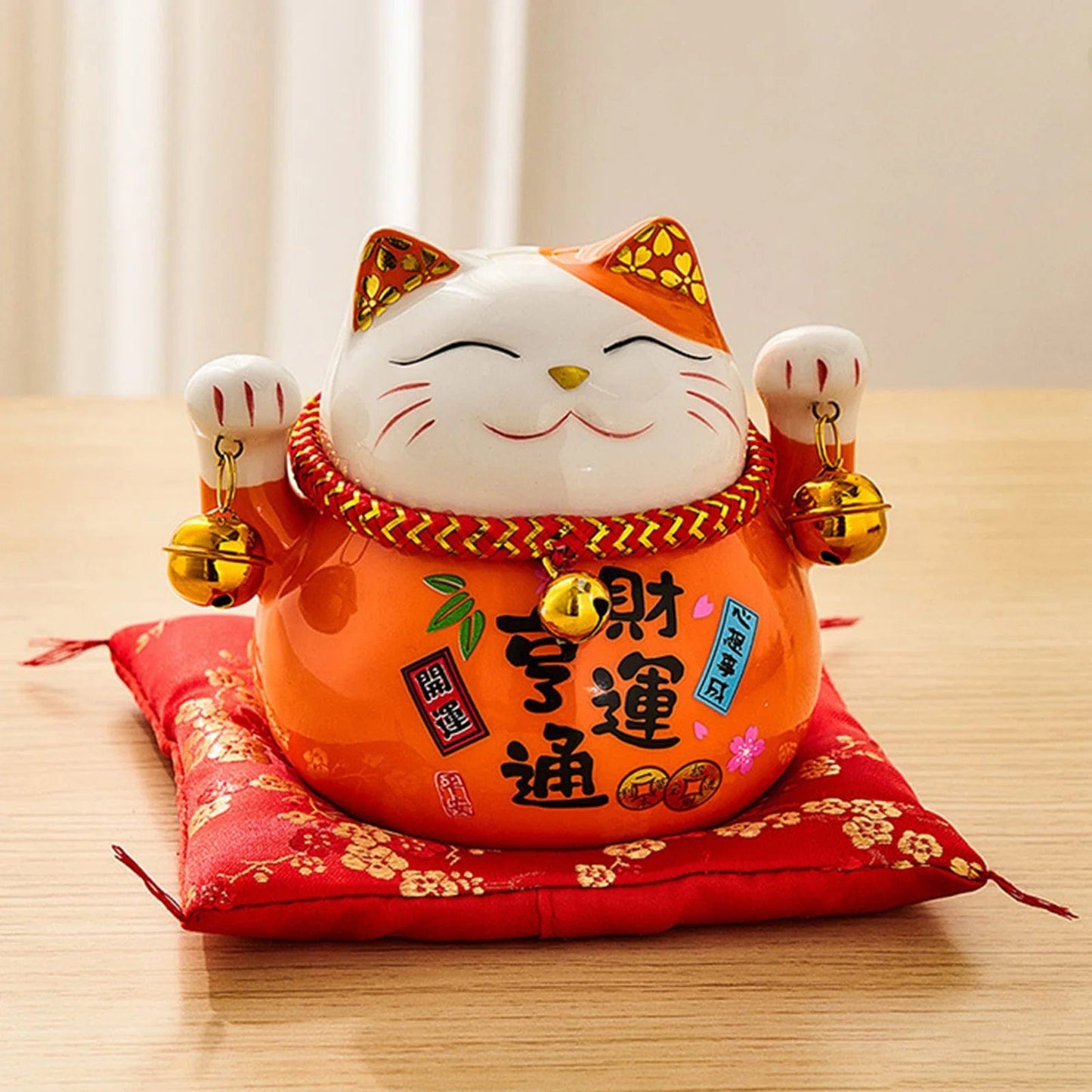 LuckyNeko™ - Tirelire Chat Porte-Bonheur Japonais | Symbole de Chance