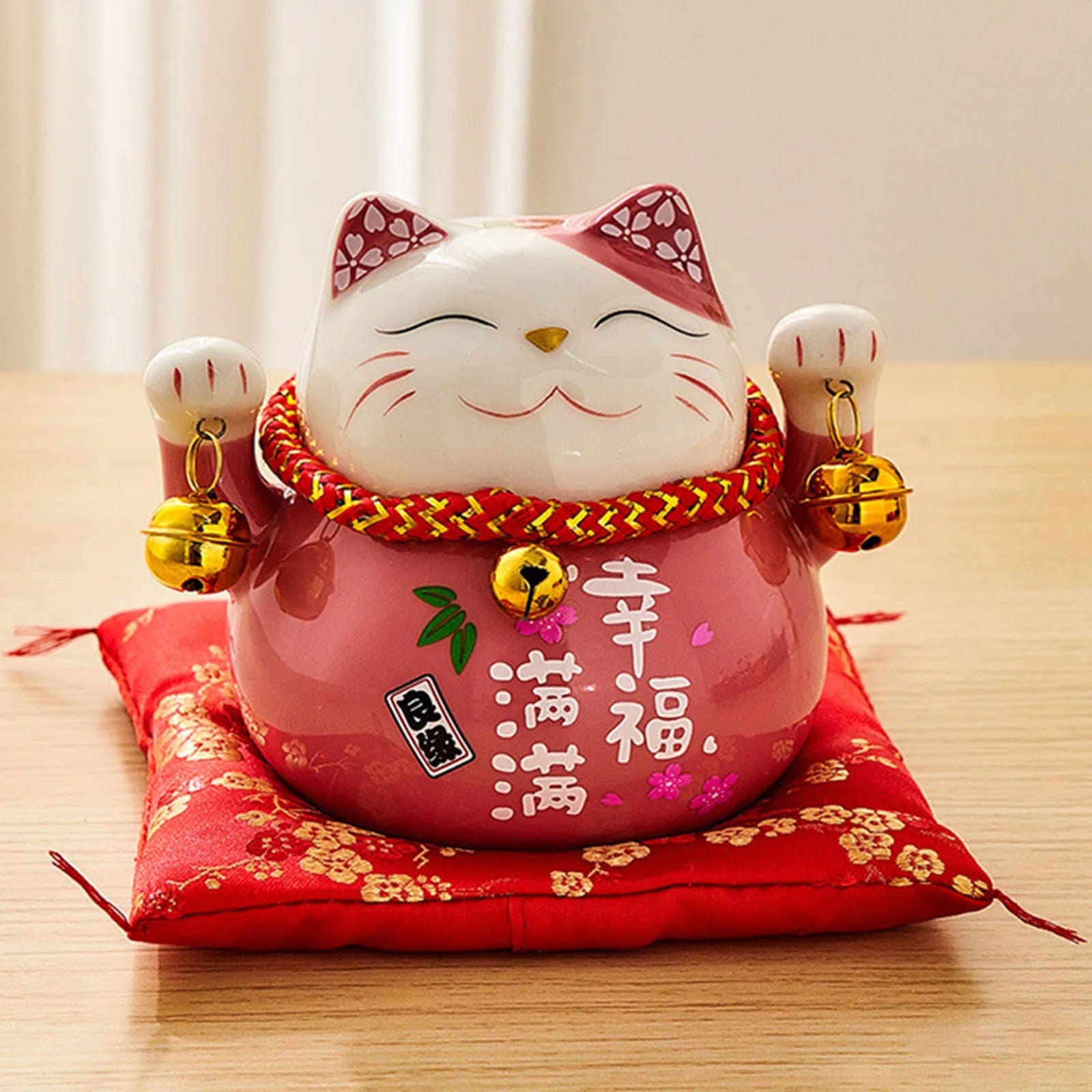 LuckyNeko™ - Tirelire Chat Porte-Bonheur Japonais | Symbole de Chance