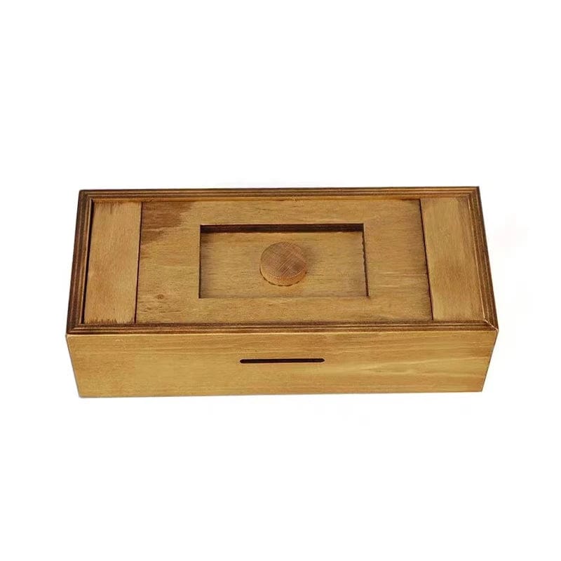 Coffre à Trésors Casse-Tête en Bois - Secret & Compartiments Cachés | MystériumBox™ Secret Puzzle Box