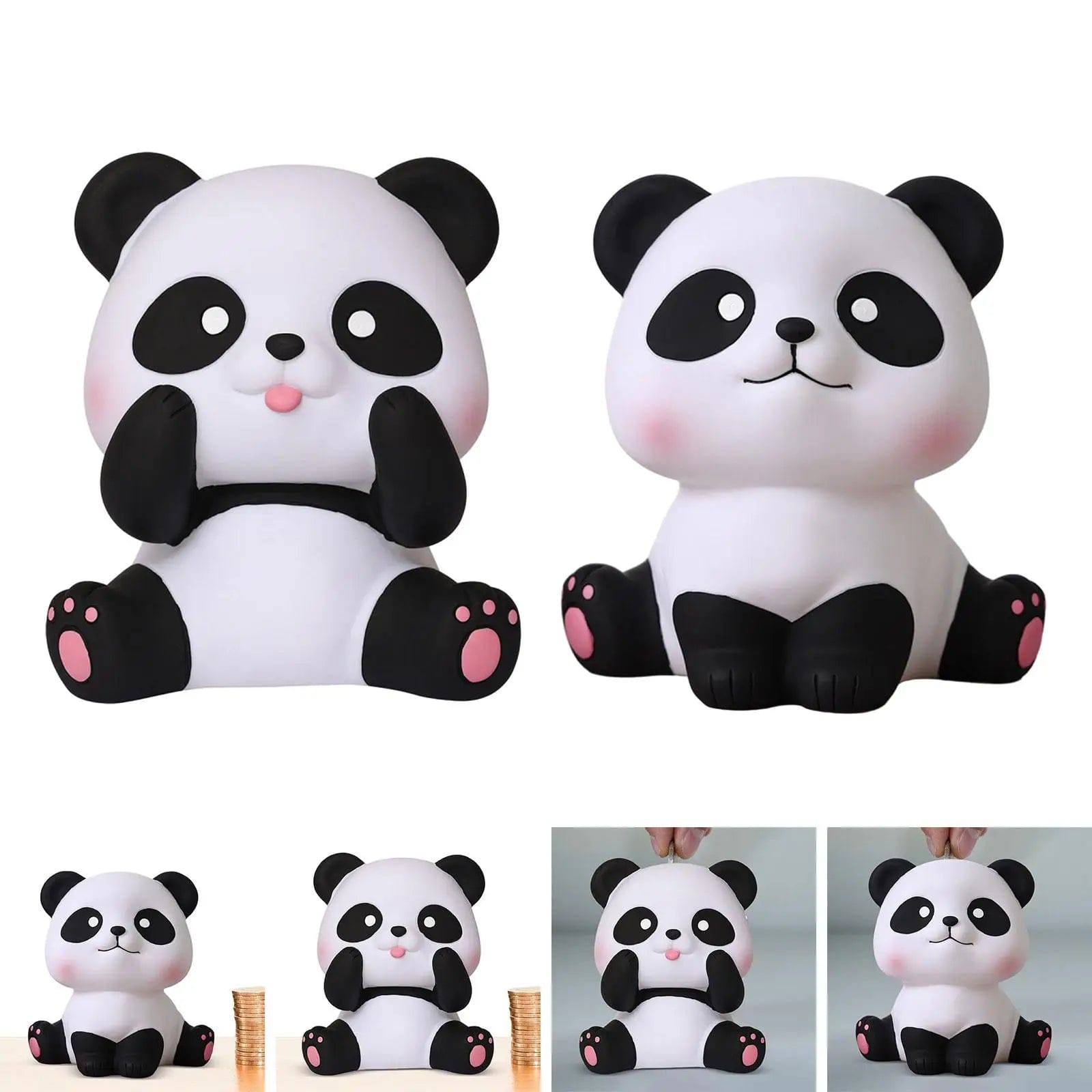 Tirelire Panda en PVC – Mignonne et Sécurisée | Panda'Sauvegarder