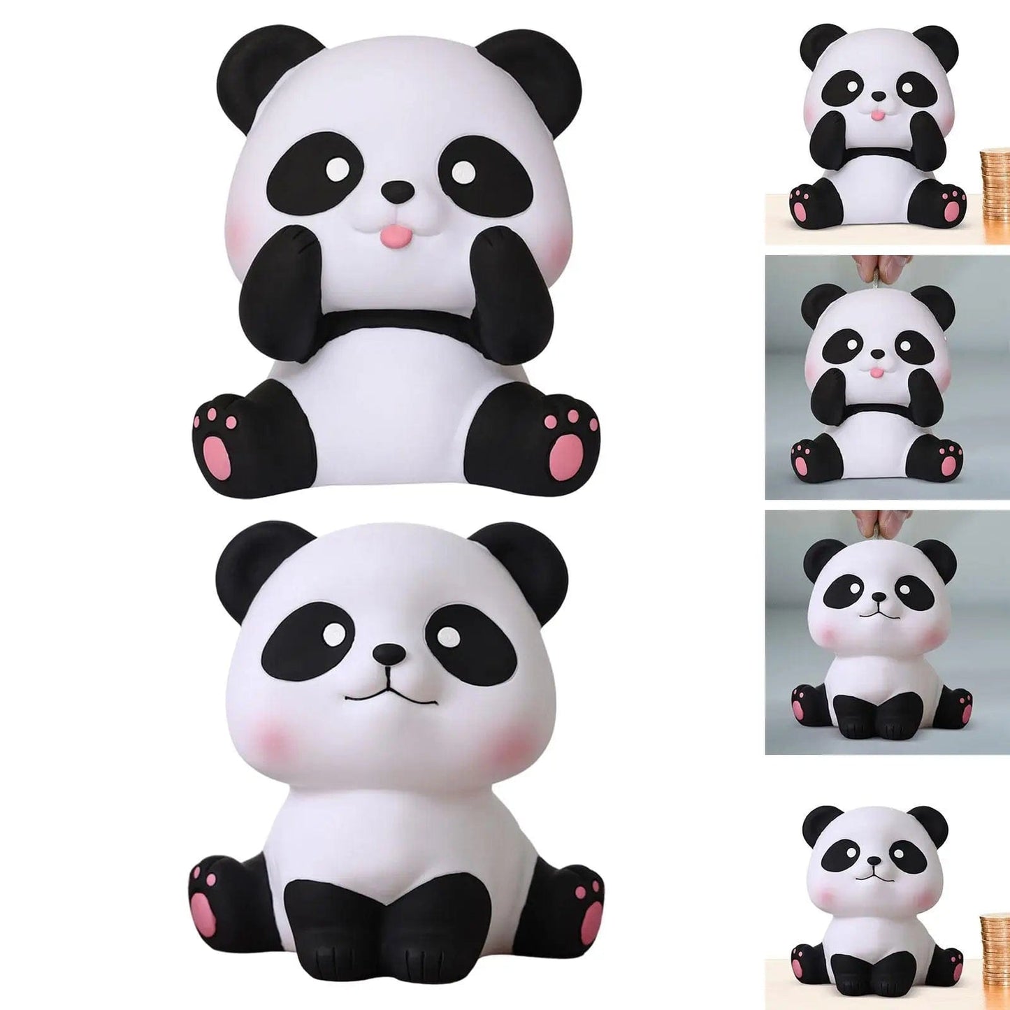 Tirelire Panda en PVC – Mignonne et Sécurisée | Panda'Sauvegarder