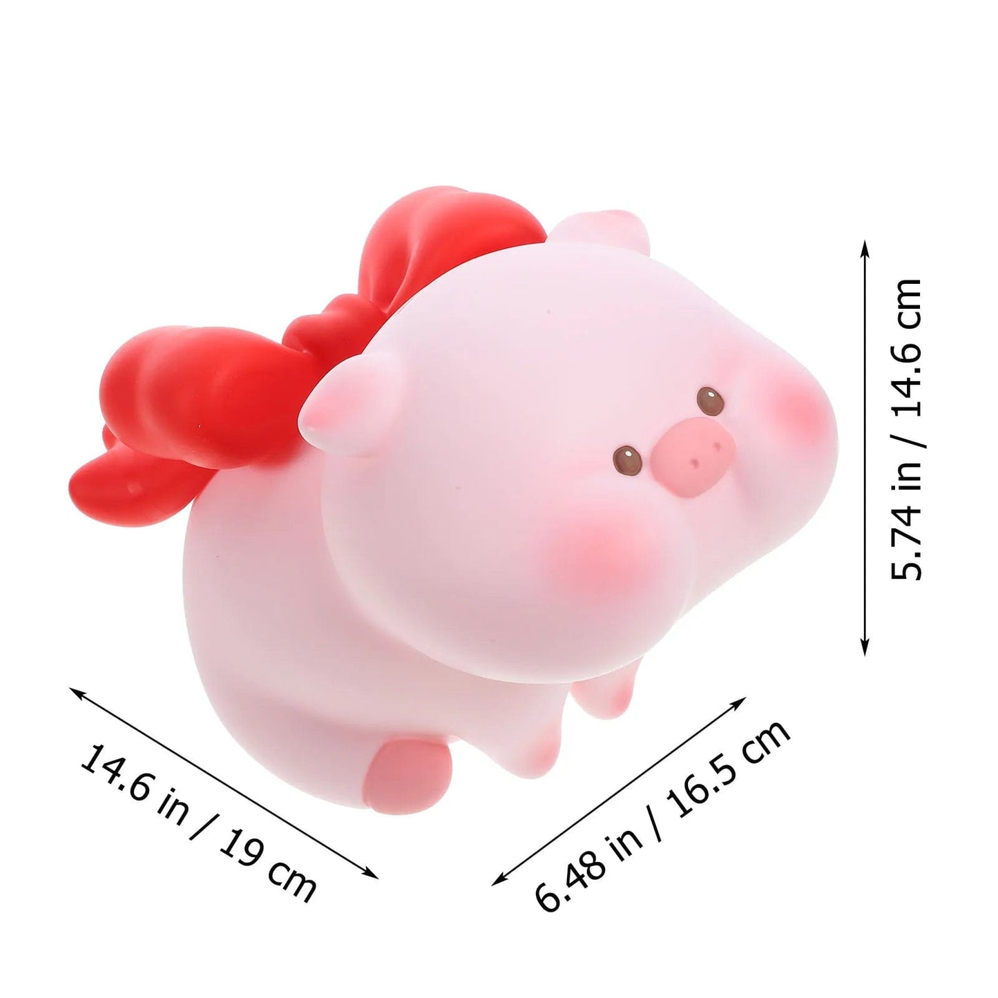 Tirelire Cochon Adorable en PVC – Économisez avec Fun | PiggyMignon Red