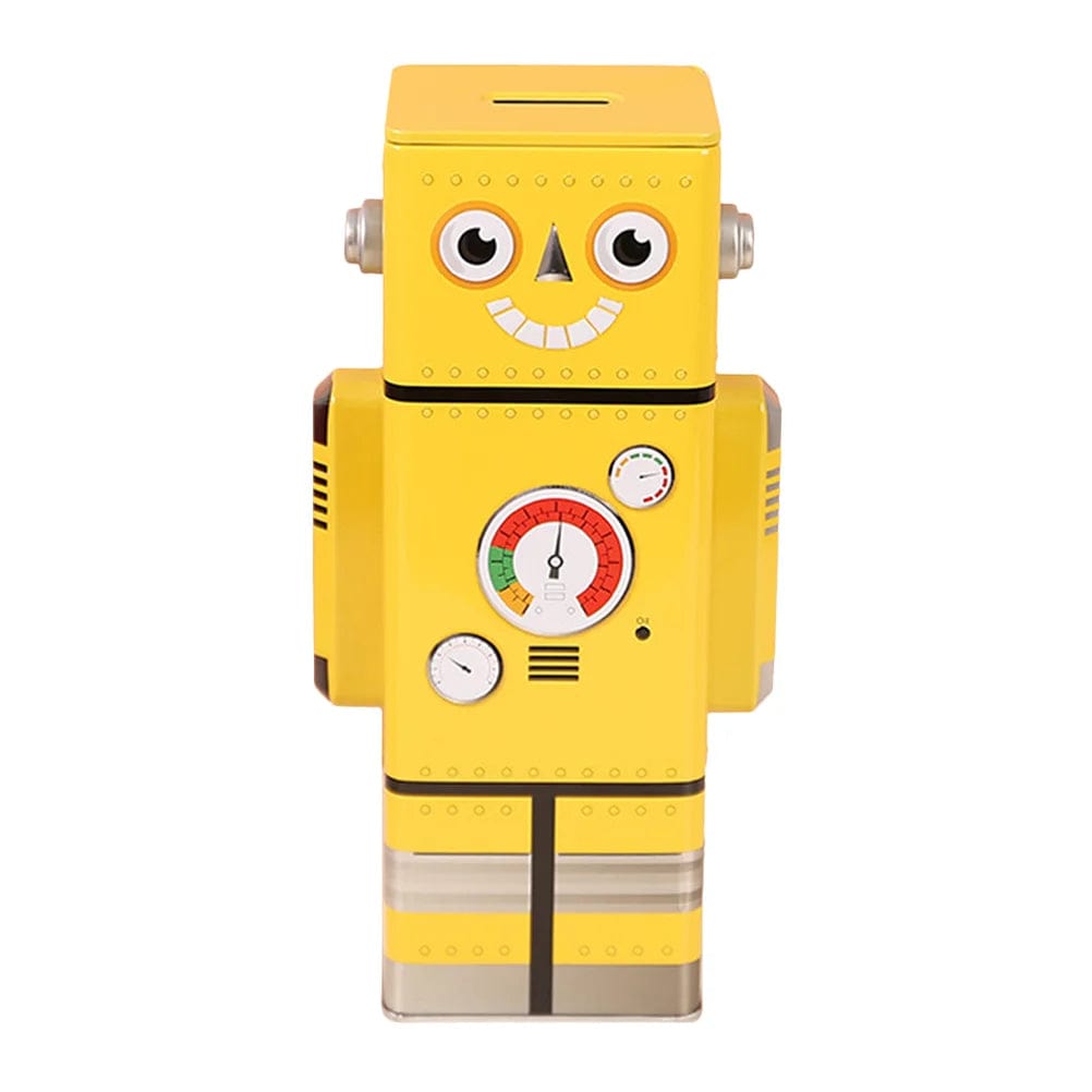 RoboBank™ - La Tirelire Robot Électronique Yellow