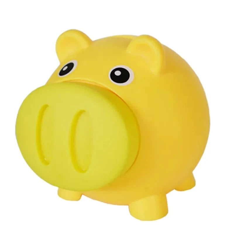 Tirelire Cochon en Silicone – Souple et Sécurisée | Cochon doux Yellow