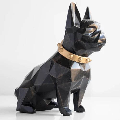 Tirelire Bulldog Français Luxe - Élégance et Originalité pour Votre Intérieur Black / CHINA