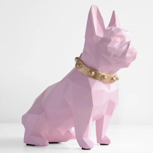 Tirelire Bulldog Français Luxe - Élégance et Originalité pour Votre Intérieur Pink / CHINA